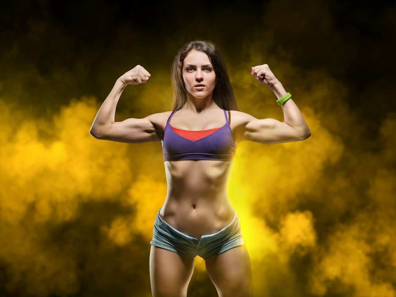 Athletic girls in Dubai